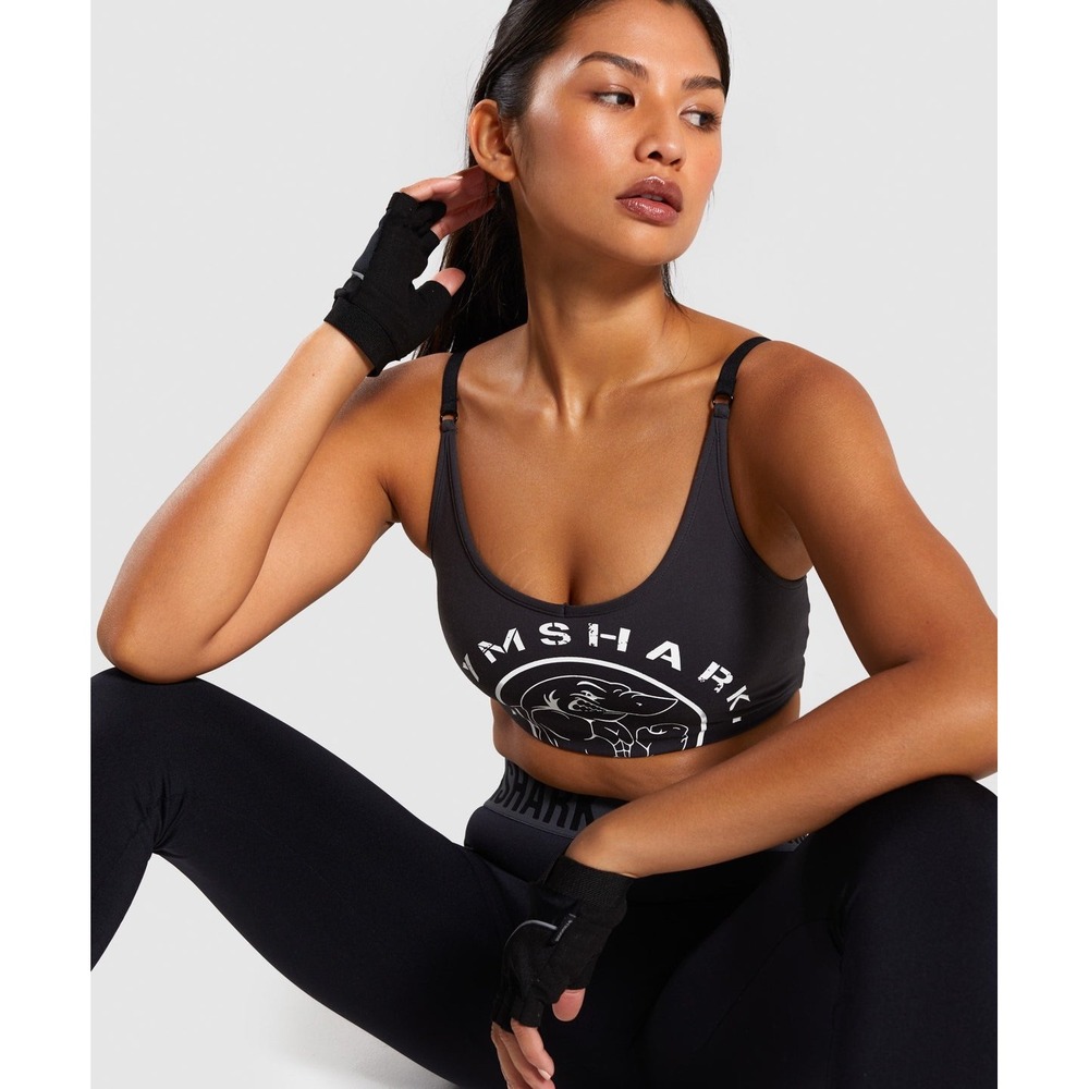 Gymshark Legacy Sports Bra Grey Adjustable Grunge Gym Workout Gorpcore